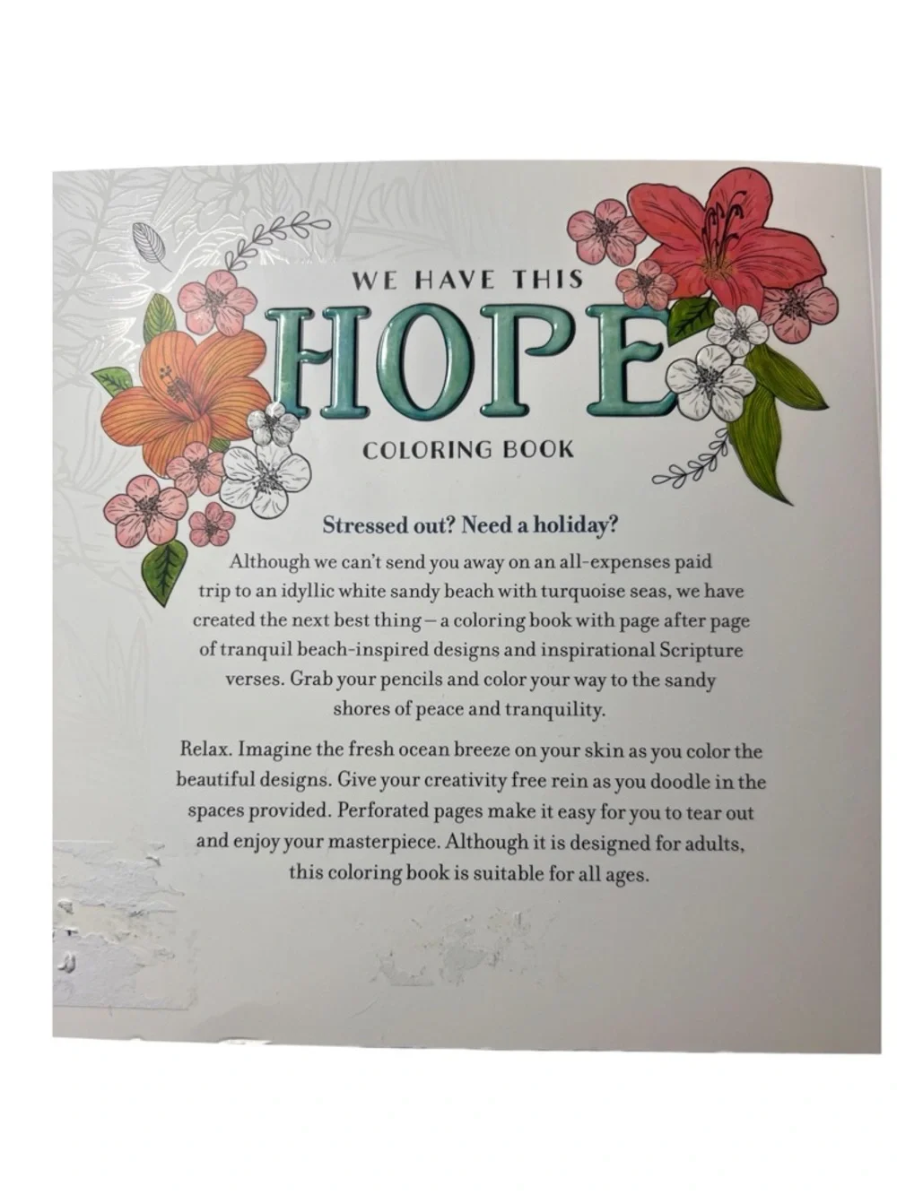 Coloring Book Wall Art Print for all ages christian